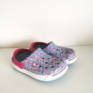 Crocs floral print girls size 1